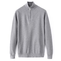Men Polo borduurwerk trui ontwerper zipper half high necy trui trui truien t -shirt sweatshirt herfst winter sweatshirts top pullovers gebreide jumper