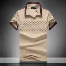 Hommes Polo Formelle Casual D'été T-shirts Italie Designer Coton Hommes Polos Lettre Imprimer Mode Polo Chemises