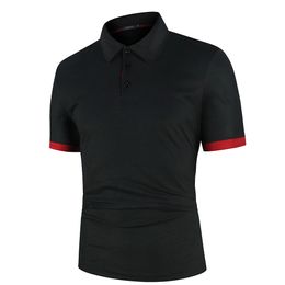 Hombres Polo Camisa Camisa de manga corta Contraste Color Polo Nuevo ropa de verano Moda casual Men tops 2024summer