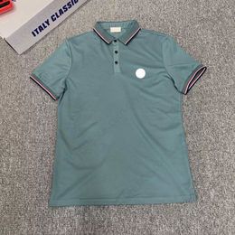 Herenpoloshirt Klassiek casual heren T-shirt met korte mouwen Serpentineborduurwerk Mode High Street Paard Lente Zomer