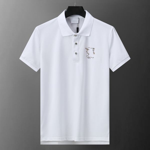 Camisa polo para hombre Camisas de verano para hombre Camisa polo de marca de lujo Camiseta informal de negocios Camisas estilo Inglaterra Hombre Tops Tamaño asiático M-3XL