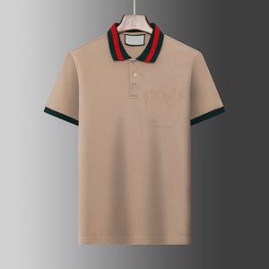 Polo da uomo Italia Designer Polo in cotone T-shirt Abbigliamento Lettera Stampa Ricamo Polo estiva Casual Business Sport Polo da uomo