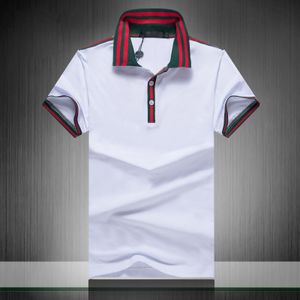 Hommes Polo Chemise Lettre Imprimer Broderie Coton Designer Hommes Polos Manches Courtes Mode Casual Business Sports Polo D'été T-shirts