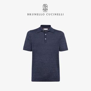 Men Polos printemps et été Brunello Cuccinelli Polo en tricot à manches courtes