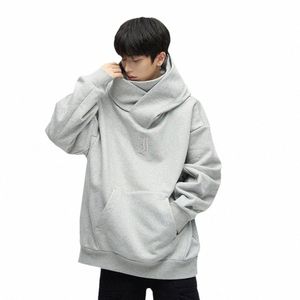 Mannen Polyester Sweatshirt Japanse Harajuku Stedelijke Streetwear Cyber Punk Heren Oversized Techwear Hoodie Voor Winter Voor Mannen T92O #