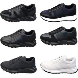 Hommes PRAX 01 Baskets à lacets Re-Nylon Gabardine Tissu Chaussures Plates Noir Blanc Plateforme En Cuir Baskets Top Qualité Mesh Nylon Casual Runner Chaussure Avec Boîte 276