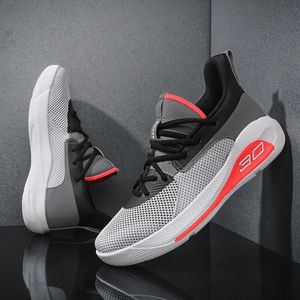 Men Professional zapatos de baloncesto de alto contenido de la altura de los zapatillas de baloncesto ligero para hombres.