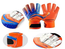 Gants De gardien De but De football professionnel pour hommes, Protection forte à 5 doigts, épais en Latex de 4mm, gants De gardien De but pour enfants 4320215