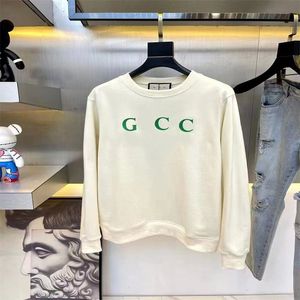 Hommes Pull Designer Pull Sweat Lettre Imprimé À Manches Longues Col Rond Lâche À Capuche Blanc Noir Coton Street Wear