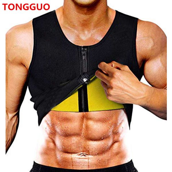 Chaleco de neopreno para hombre, camiseta adelgazante para entrenamiento de cintura, camiseta sin mangas Fiess, quemador de grasa para corsés para perder peso