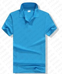 Hommes séchage rapide t-shirts Polo solide vêtements gymnases t-shirt hommes Fitness serré bleu extérieur t-shirts haut blanc 0024