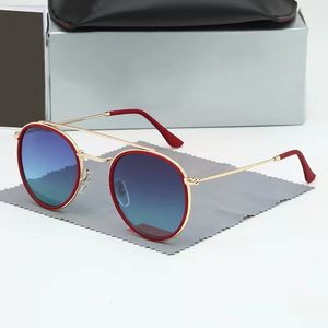 Hombres Rao Baa Marca clásica Retro mujer Gafas de sol 2022 Diseñador de lujo Gafas Ray Band 3647 Bandas Marco de metal Diseñadores Gafas de sol Mujer