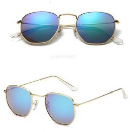 Hommes Rao Baa Lunettes de soleil Classique Marque Rétro Luxe Designer Lunettes Rays Métal Cadre Designers Lunettes de soleil Bans Femme Bandes 3548 avec lentilles en verre de boîte 94kun