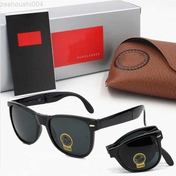 Hombres Rao Baa Gafas de sol con caja Bans Classic Brand Retro para mujer Diseñador de lujo Gafas Ray Metal Frame Diseñadores Gafas de sol Bandas Mujer Gafas plegablesUT6N