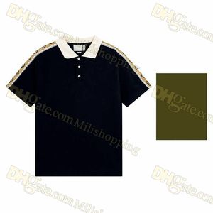 Mannen Reflecterende singelband poloshirt 2023 Heren Dames Ontwerpers T-shirts Losse T-shirts Modemerken Tops Heren Casual overhemd Luxe kleding Straatpolo's