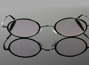 Hombres retro metal redondeo de metal completo gafas de lectura negra anteojos espejo espejo espectáculos salud para ojo cuidado 100 200 150 250 051 Glassse3837330