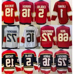 Hommes Reverse Retro Hockey 19 Matthew Tkachuk Jersey 72 Sergei Bobrovsky 5 Aaron Ekblad 16 Aleksander Barkov 1 Roberto Luongo 68 Jaromir Jagr 65