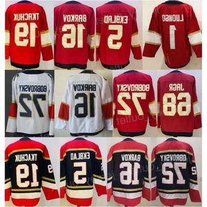 Heren Reverse Retro Hockey 19 Matthew Tkachuk Jersey 72 Sergei Bobrovsky 5 Aaron Ekblad 16 Aleksander Barkov 1 Roberto Luongo 68 Jaromir Jagr 70