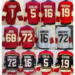 Heren Reverse Retro hockey''nHl'' 19 Matthew Tkachuk Jersey 72 Sergei Bobrovsky 5 Aaron Ekblad 16 Aleksander Barkov 1 Roberto Luongo 68 Jaromir Jagr