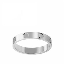 Bague homme cristal amour designer bagues style classique hommes et femmes convient pour les cadeaux fêtes sociales fiançailles super très bonne belle couleur argent bijoux bague de luxe