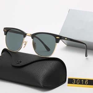 Men Role Ban Lunettes de soleil Classic Brand Rétros Sun Sun Verres Femmes Luxury Designer Cares de lunettes de soleil Cadre métallique de lune