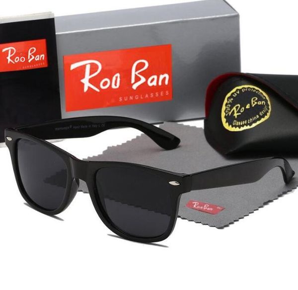 Hommes Roo Ban classique marque rétro femmes lunettes de soleil 2023 lunettes de créateur de luxe Ray bande bandes métal cadre concepteurs lunettes de soleil femme