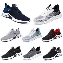 Hommes coulant en randonnée de nouvelles femmes chaussures plates semelles douces noires blanc rouge bule confortable couleur couleur bloquer rond 63 gai 10 5