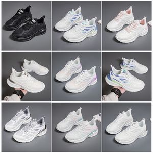 Hommes coulant de nouvelles chaussures de femmes en randonnée chaussures plates douces mode douce blanc noir rose rose bule confortable sport z gai tendances wo