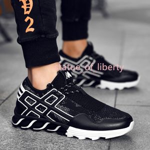 Zapatillas para correr para hombre, nuevas zapatillas de deporte con cojín de malla de PU, de alta calidad, ligeras, para exteriores, calzado deportivo atlético, zapatillas deportivas para hombre v78