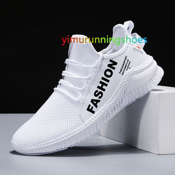 Hommes chaussures de course automne nouveau PU maille coussin baskets de haute qualité en plein air lumière confortable Sport chaussures de Sport hommes baskets L12