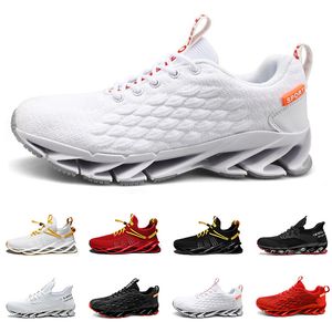 Hommes chaussures de course respirant antidérapant confortable formateurs loup gris rose sarcelle triple noir blanc rouge jaune vert hommes baskets de sport GAI-119