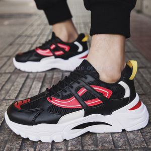 Zapatos para correr para hombre, zapatillas informales de malla, calzado para deportes al aire libre, zapatos planos transpirables para correr, zapatos cómodos para hombre v78