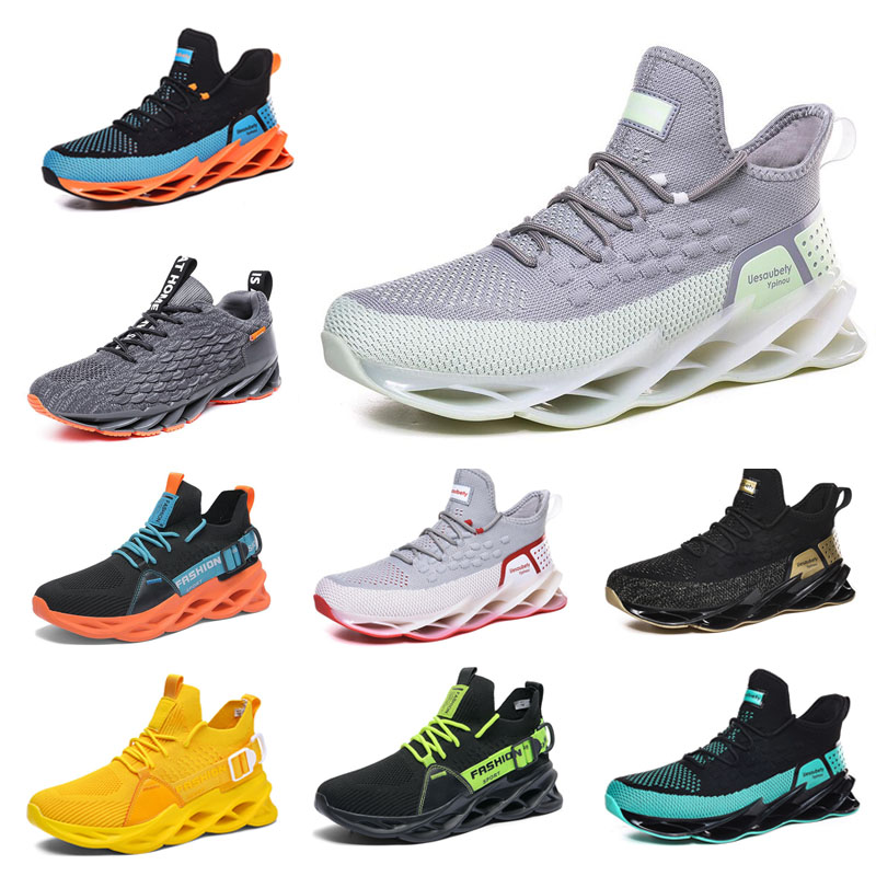 men running shoes fashion trainers General Cargo black white blue yellow green teal mens breathable sports sneakers thirty seven