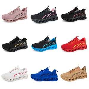 Hombres Running Shoes Women Gai Four Green Navy Pink Blue Light Blue Purple amarillo beige Nude Plum Smens Entrenadores Sports Sports Sports