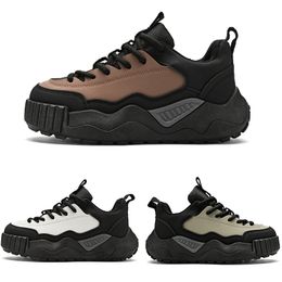 Men de course Chaussures Hot Vente classique Comfort Anti-Slip Lace-Up Brown Green Shoes Mens Trainers Sports Sneakers