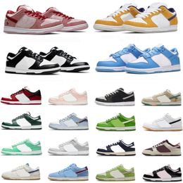 Hommes chaussures de course basses femmes baskets de créateurs noir blanc panda triple rose gris brouillard brouillard jarritos valenines jour laser orange marche tariner chaussures de sport