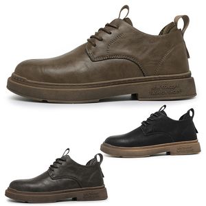 Men de course chaussures de runnal sneakers plateau slip on noir brun kaki tainers tainers sport sneakers taille 39-44