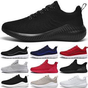 Mannen Running Shoes Mesh Sneaker Ademend Outdoor Bright Black White Tennis Shoe Chaussures de Sport Giet Hommes