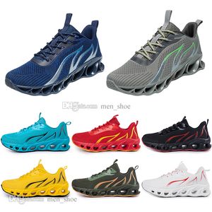 Mannen Running schoenen Zwarte Witte mode Heren vrouwen trendy trainer Sky-blue vuurrode geel ademende casual sporten Outdoor Sneakers Style #2001-23