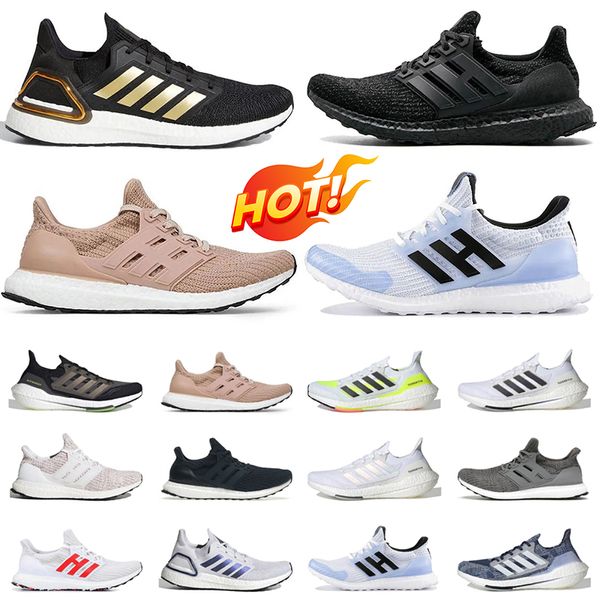 Hommes Chaussures de course Ultraboosts 20 Violet Triple Noir Blanc Jaune Bleu Métallique Femmes Entraîneur Occasionnel Baskets En Plein Air taille 36-45