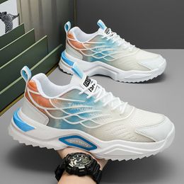 Hommes coulant des chaussures en tricot de marche femmes mode baskets décontractées sport sport sportif sportif gymnase léger unisexe chaussures