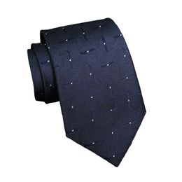 Heren 100 Silk Tie Jacquard Cravat stropdief Nekhoofd Waterdicht blauw