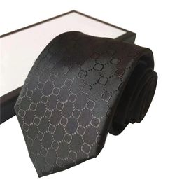 Heren 100% zijden stropdas jacquard garengeverfde stropdas standaard merk geschenkdoos verpakking zakelijk 2023