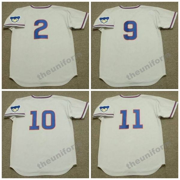 Chicago de 1968 para hombre LEO DUROCHER RANDY HUNDLEY RON SANTO DON KESSINGER ERNIE BANKS LOU BROCK BILLY WILLIAMS KEN HOLTZMAN 31 JENKINS Jersey de béisbol retro S-5XL