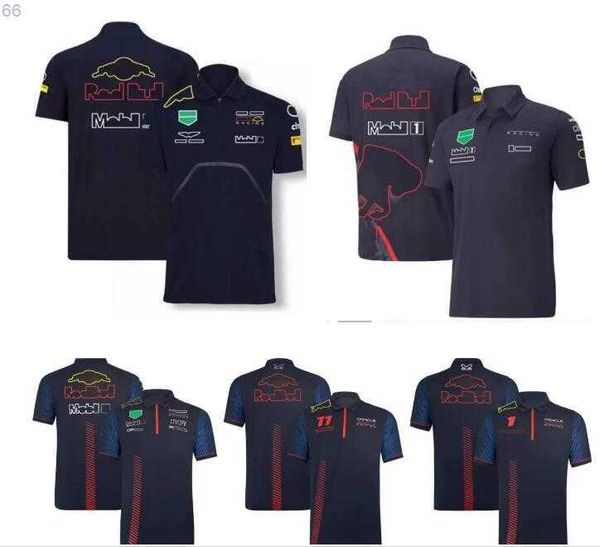 Camisetas F1 para hombre 2023, Polo de carreras, novedad de verano, camisas de cuerpo de manga corta del mismo estilo c