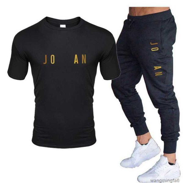 Hommes 2023 Summer Designer Survêtements Casual Mode Sports Costume Pantalon de basket-ball Ensemble de luxe Marque Fitness Top Ooi8