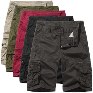 Heren 2024 Oversized Multi Bag Casual American Beach Pants, rechte been losse 5-inch broek