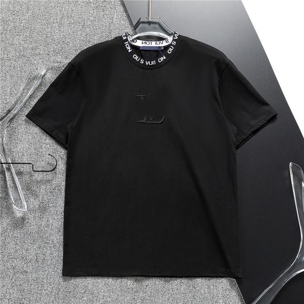 Men's 2024SS New Women's Summer Master Tending de diseño de la marca Bordado impreso Camiseta de manga corta Camiseta de manga corta Lo casual M-xxxl