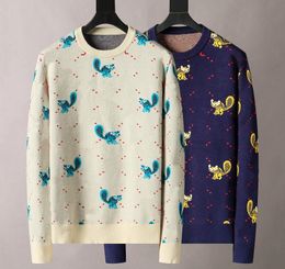 Herren 21SS Designer Mode Pullover Pullover Active Hoodies Sweatshirt Stickerei Strickwaren Winterkleidung