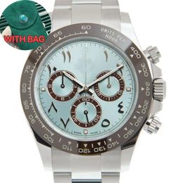 AAA Arabia Dayton Montres avec sac vert 41 mm METS MONTRE DU MONTRATION DE HAUTE QUALITÉ Mouvement automatique Sapphire imperméable avec boîte Orologio di Lusso Montre